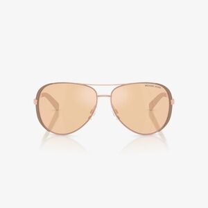 Michael Kors Women's Rose Gold Aviator Sunglasses